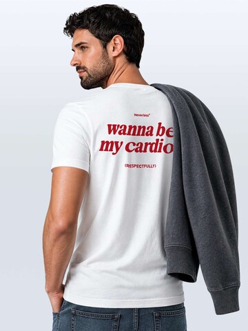 Neverless Shirt 'cardio' in White