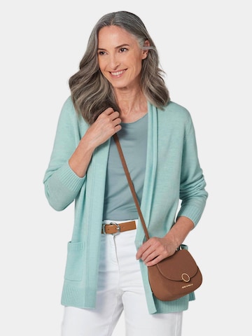 Goldner Gebreid vest in Groen: voorkant