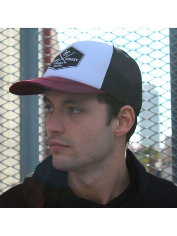 Surf Monkey Sportcap in Rot: Vorderseite