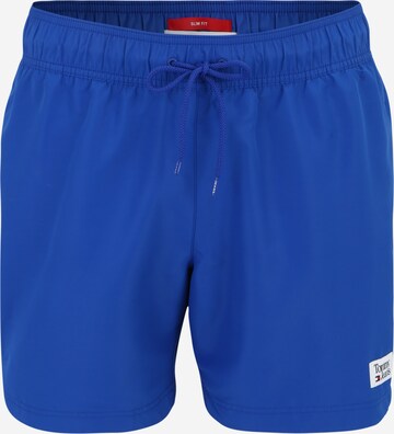 Tommy Hilfiger Swimwear Plus Plavecké šortky – modrá: přední strana