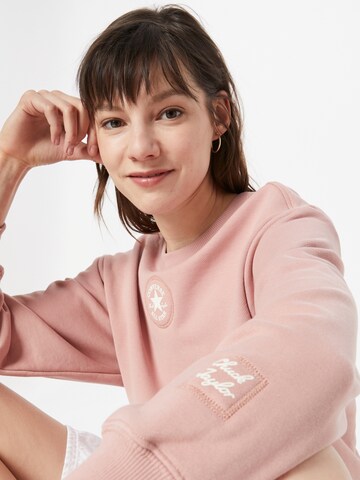 CONVERSE Sweatshirt i rosa