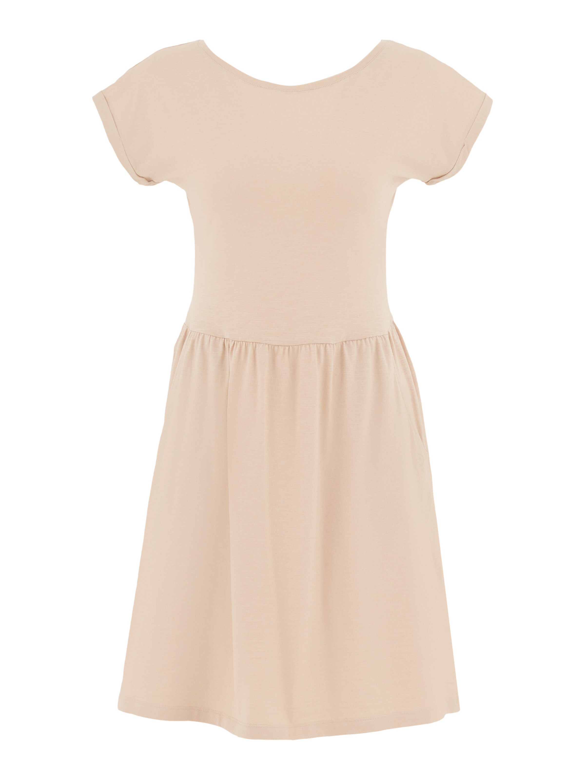 Organication Dress in Beige: front