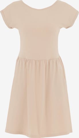 Organication Kleid in Beige: Vorderseite