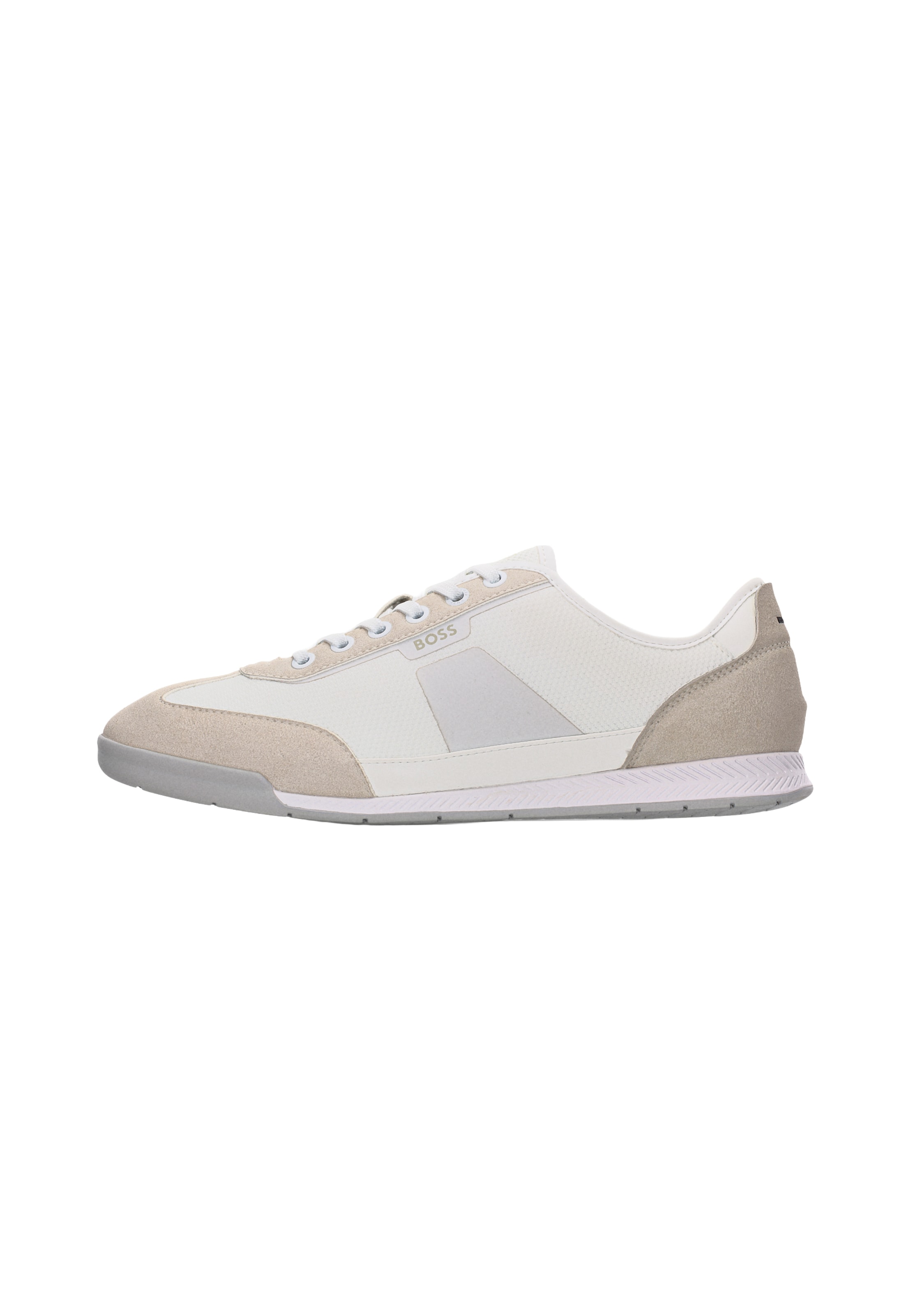 Baskets basses 'Nitan' BOSS en blanc : devant
