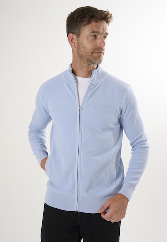Felix Hardy Knit cardigan in Blue: front