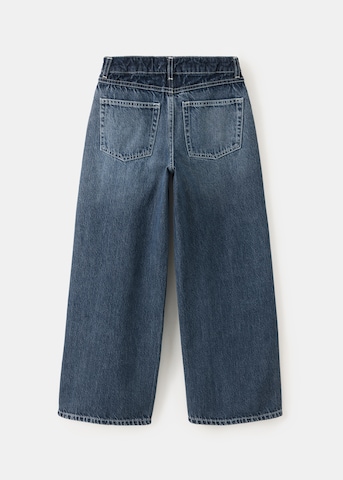 MANGO KIDS Baggy Džíny – modrá