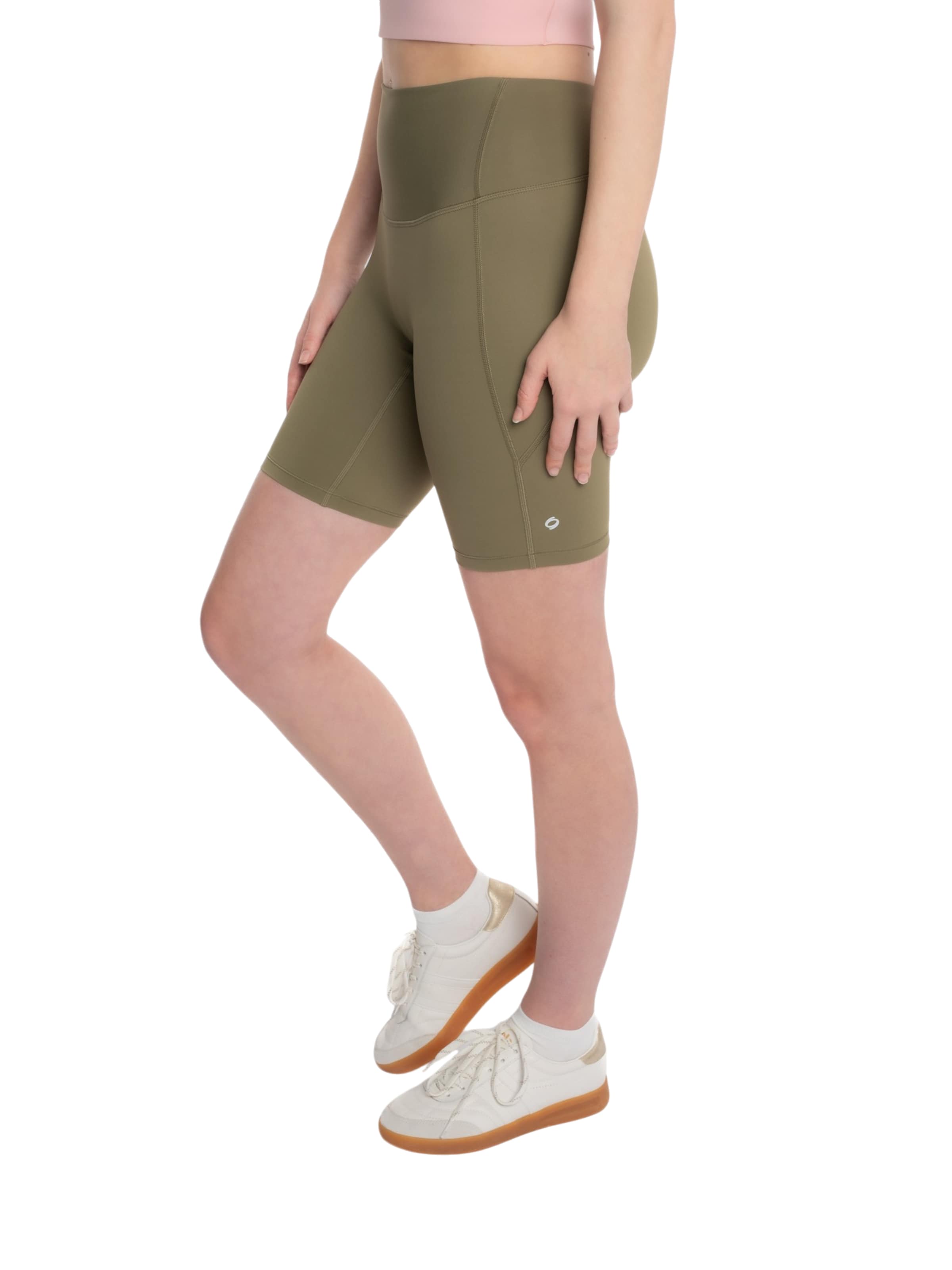 mymotus Skinny Sportbroek 'Mymotus Ladies Fitness Tight short Capers YW71' in Groen