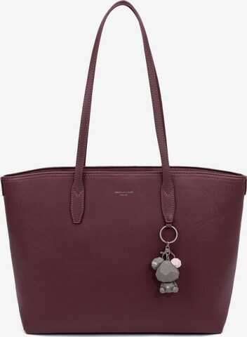 Borsa a spalla di David Jones in rosso: frontale