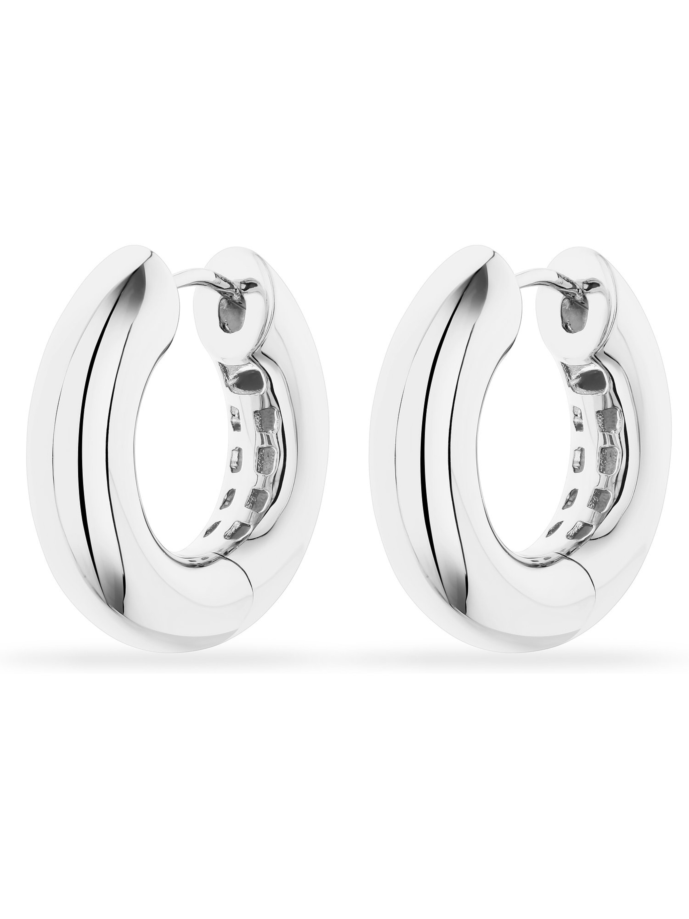 JETTE Ohrringe in Silber: Vorderseite