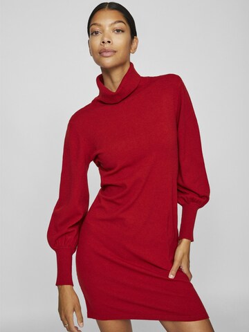 Robes en maille 'VIKerry' VILA en rouge