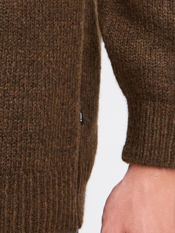 !Solid Knit Cardigan 'Hamed' in Brown