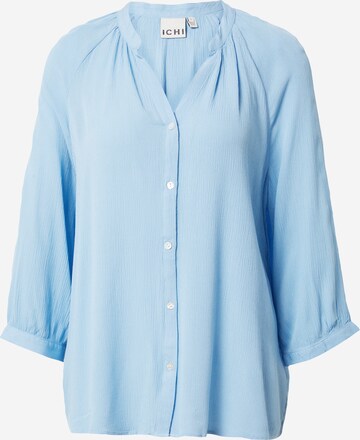 ICHI Blouse 'MARRAKECH' in Blauw: voorkant