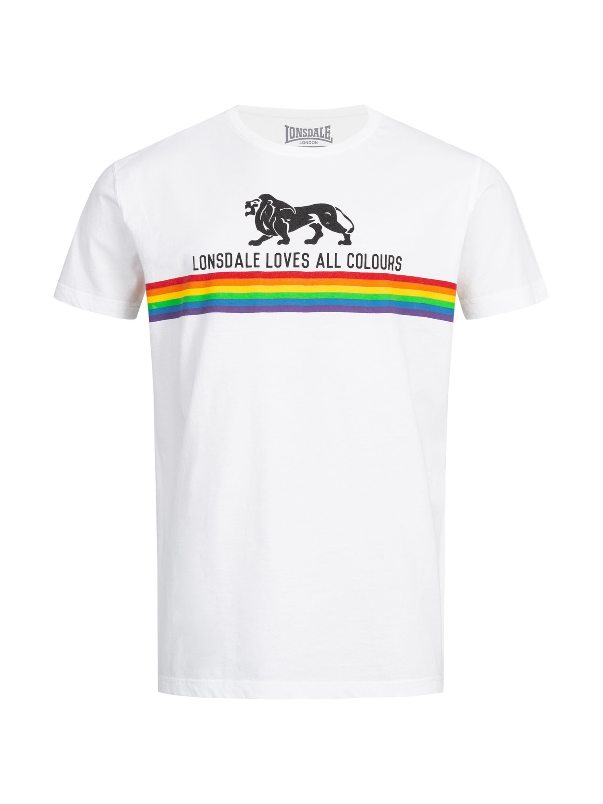 LONSDALE Bluser & t-shirts 'Nelson' i hvid: forside