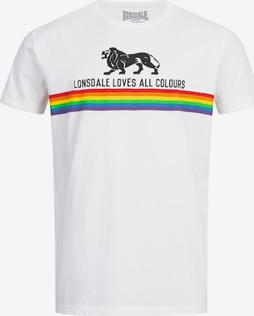 LONSDALE Bluser & t-shirts 'Nelson' i hvid: forside