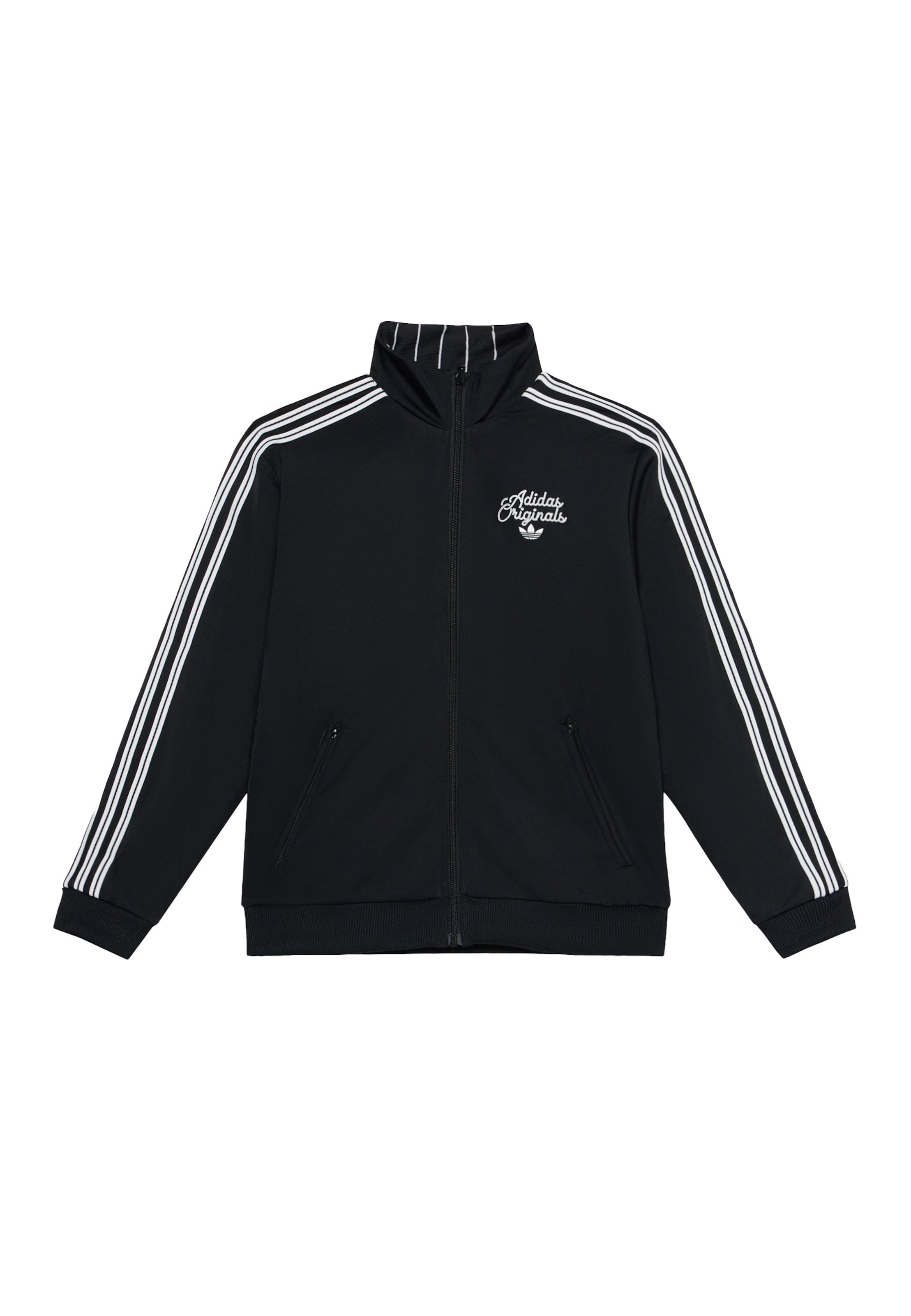 ADIDAS ORIGINALS Φθινοπωρινό και ανοιξιάτικο μπουφάν 'FIREBIRD' σε μαύρο: μπροστά