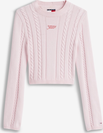 Pull-over Tommy Jeans en rose : devant