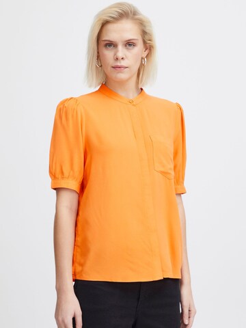 ICHI Blouse 'MAIN' in Orange: front
