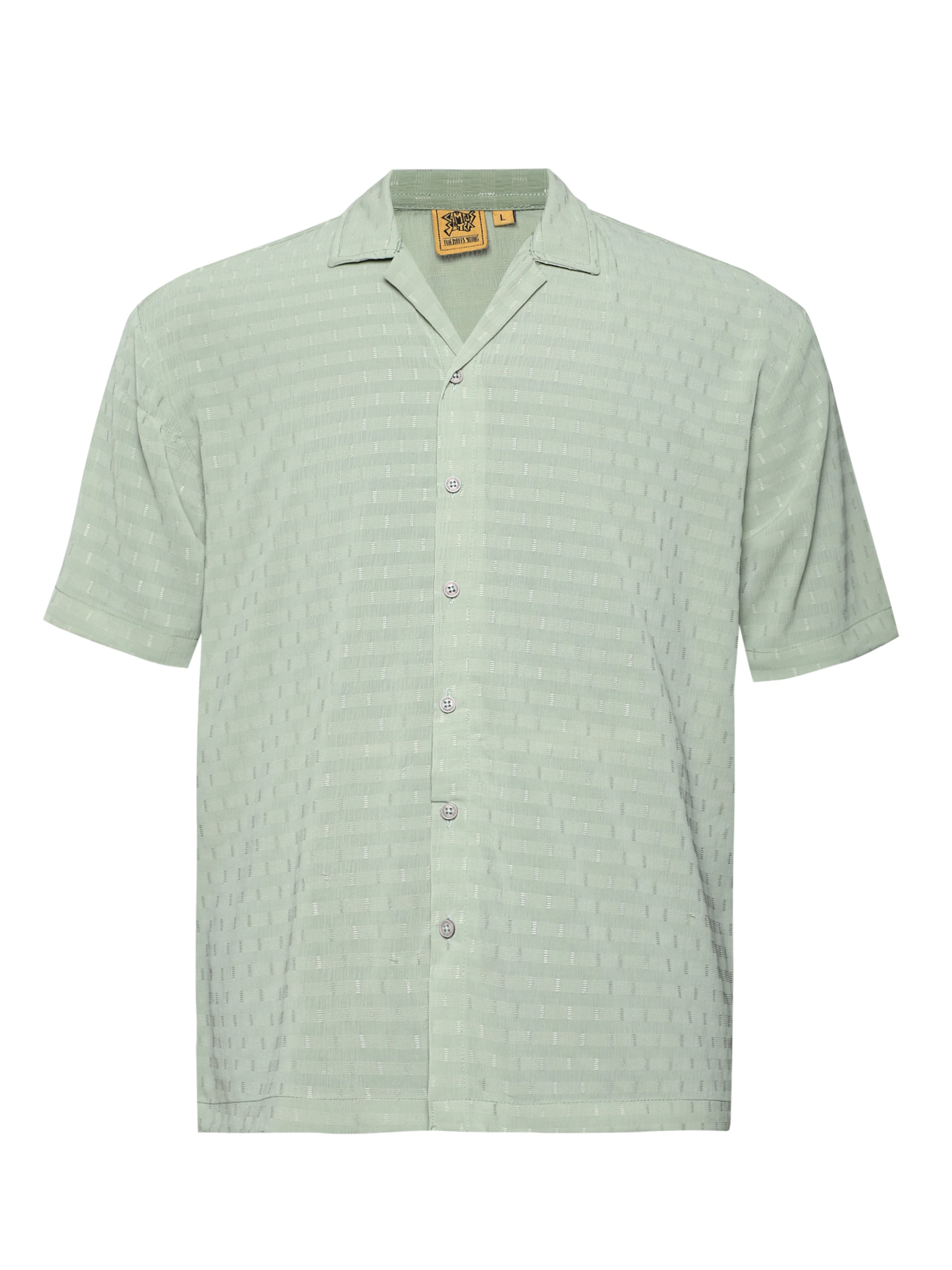 Campus Sutra Regular fit Button Up Shirt 'Tamela' in Green: front