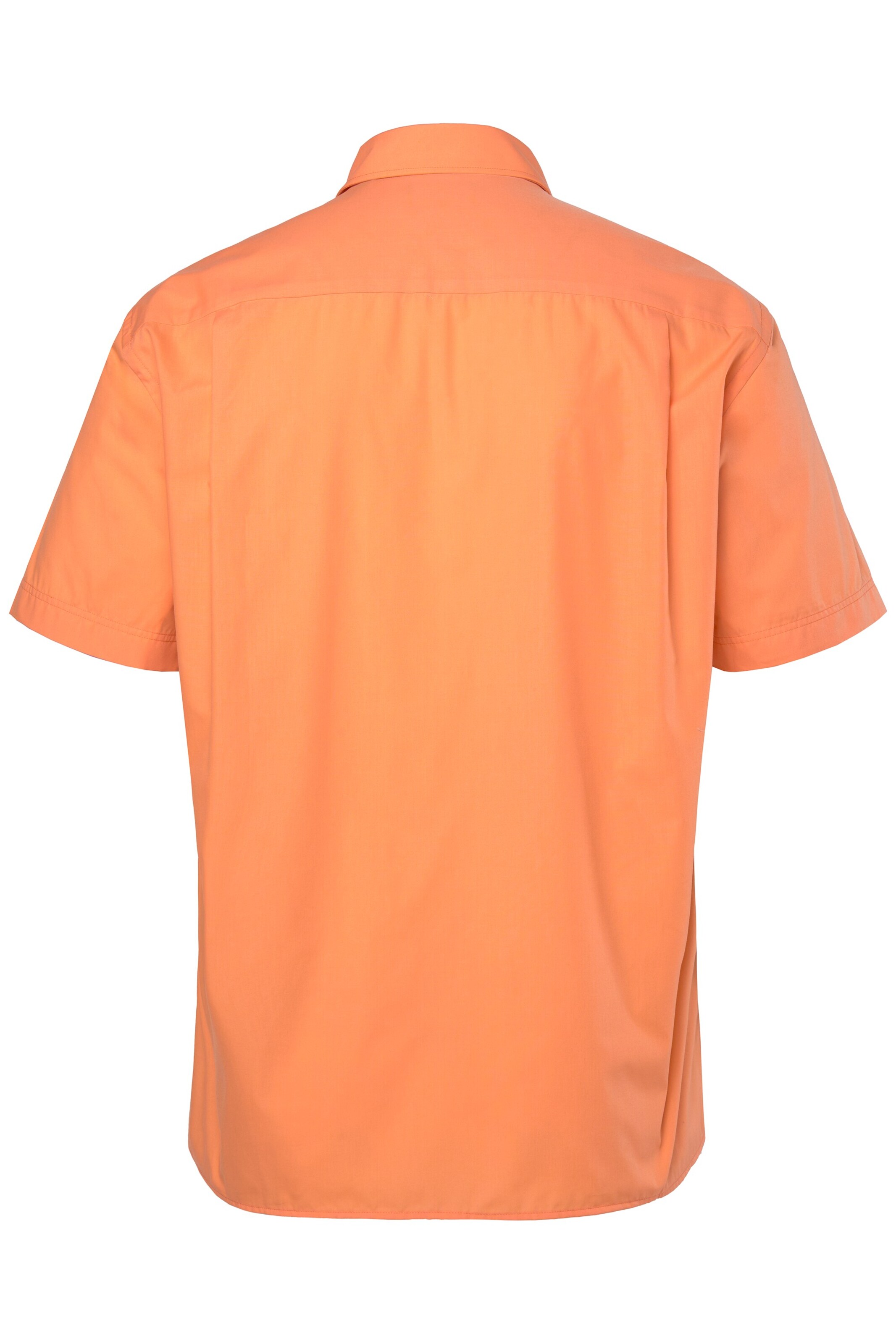 Men Plus Comfort fit Button Up Shirt in Orange