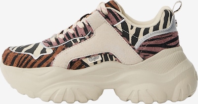 BUFFALO Matalavartiset tennarit 'BLISS' värissä ruskea / vaaleanpunainen / musta / valkoinen, Tuotenäkymä