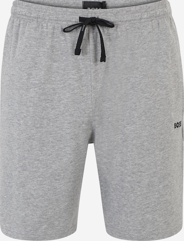 Regular Pantalon de pyjama 'Mix&Match Short CW' BOSS Orange en gris : devant