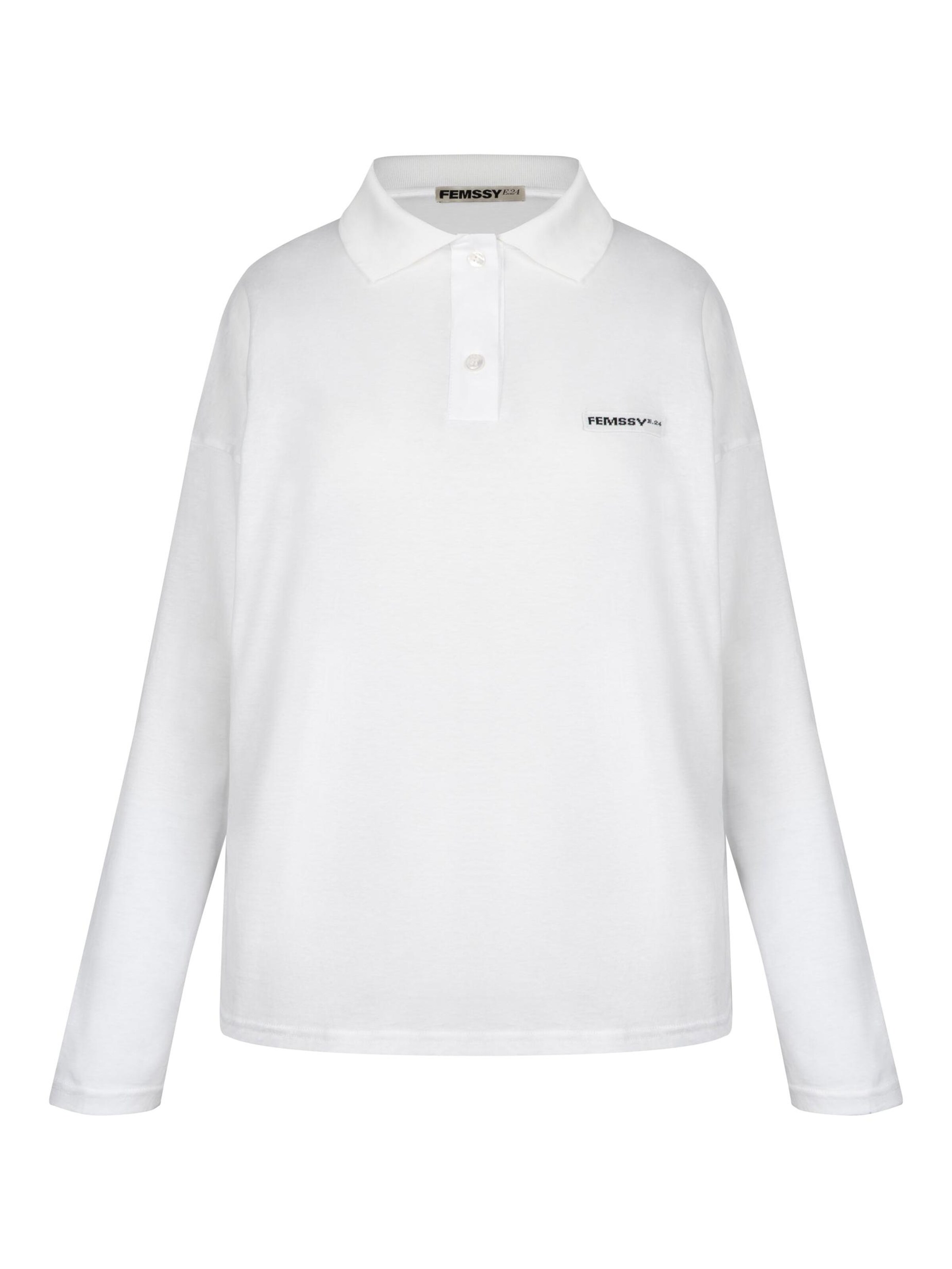 T-shirt 'CORTA' FEMSSY en blanc : devant