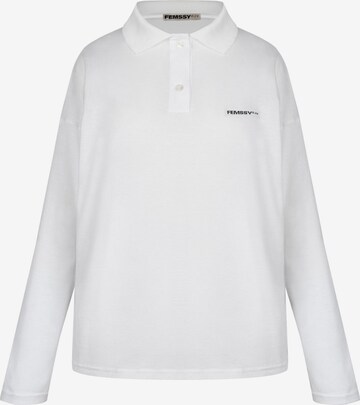 T-shirt 'CORTA' FEMSSY en blanc : devant