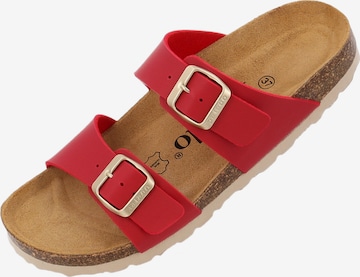 Palado - Zapatos abiertos 'Palado Samos Matt' en rojo: frente