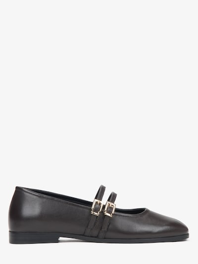 Estro Strap ballerina '09-28781' in 36 in Chestnut brown, Item view