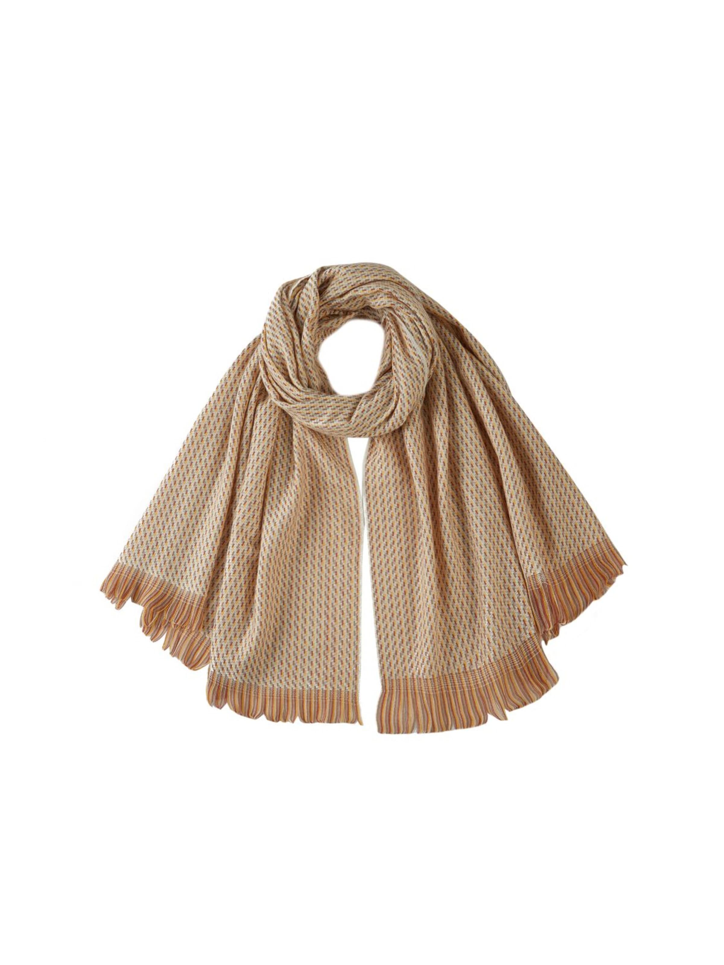 19V69 ITALIA Schal 'ERIKA'‌‌‌ in Beige: Vorderseite