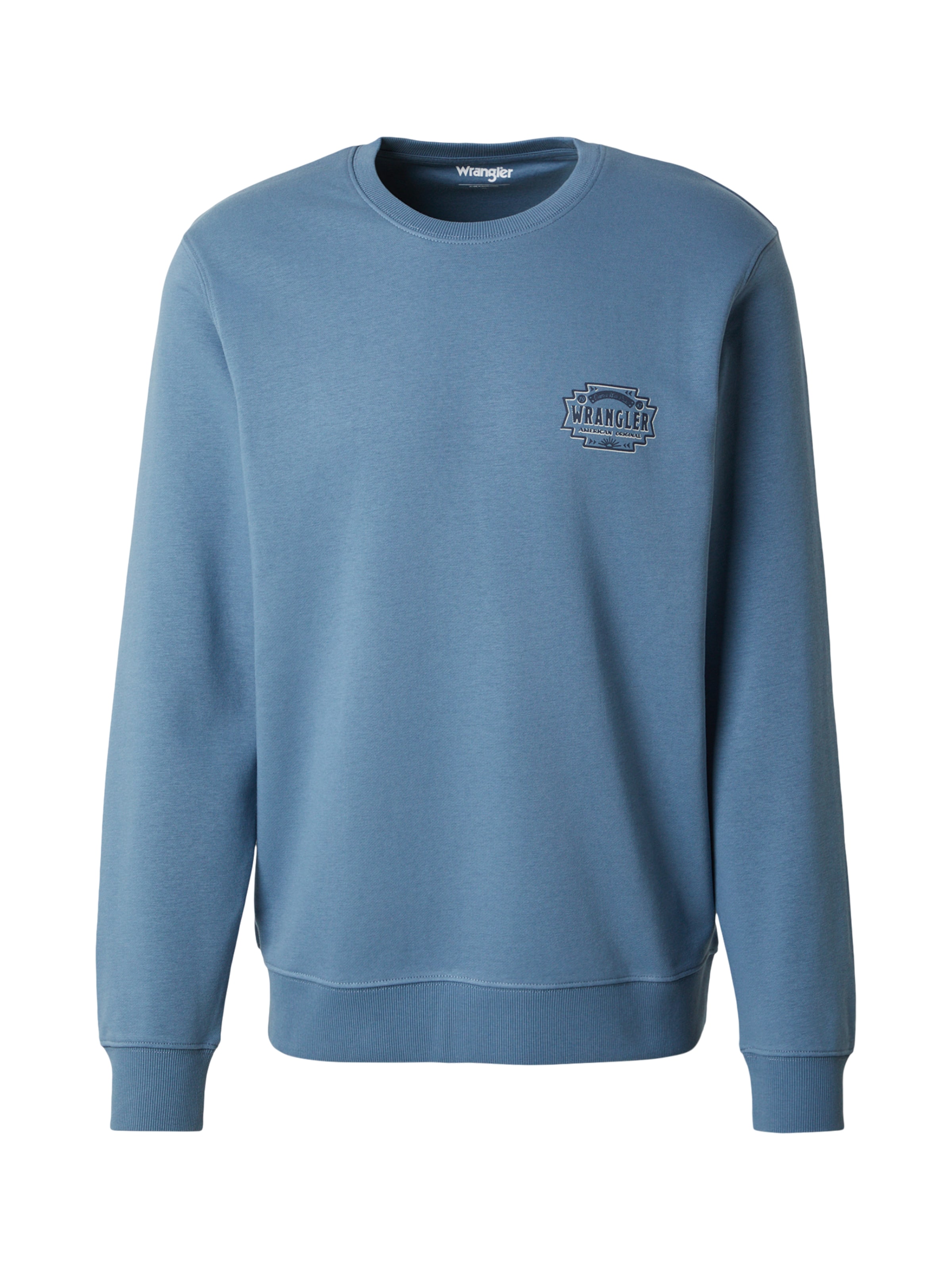 WRANGLER Sweatshirt 'AMERICANA' in Blue: front