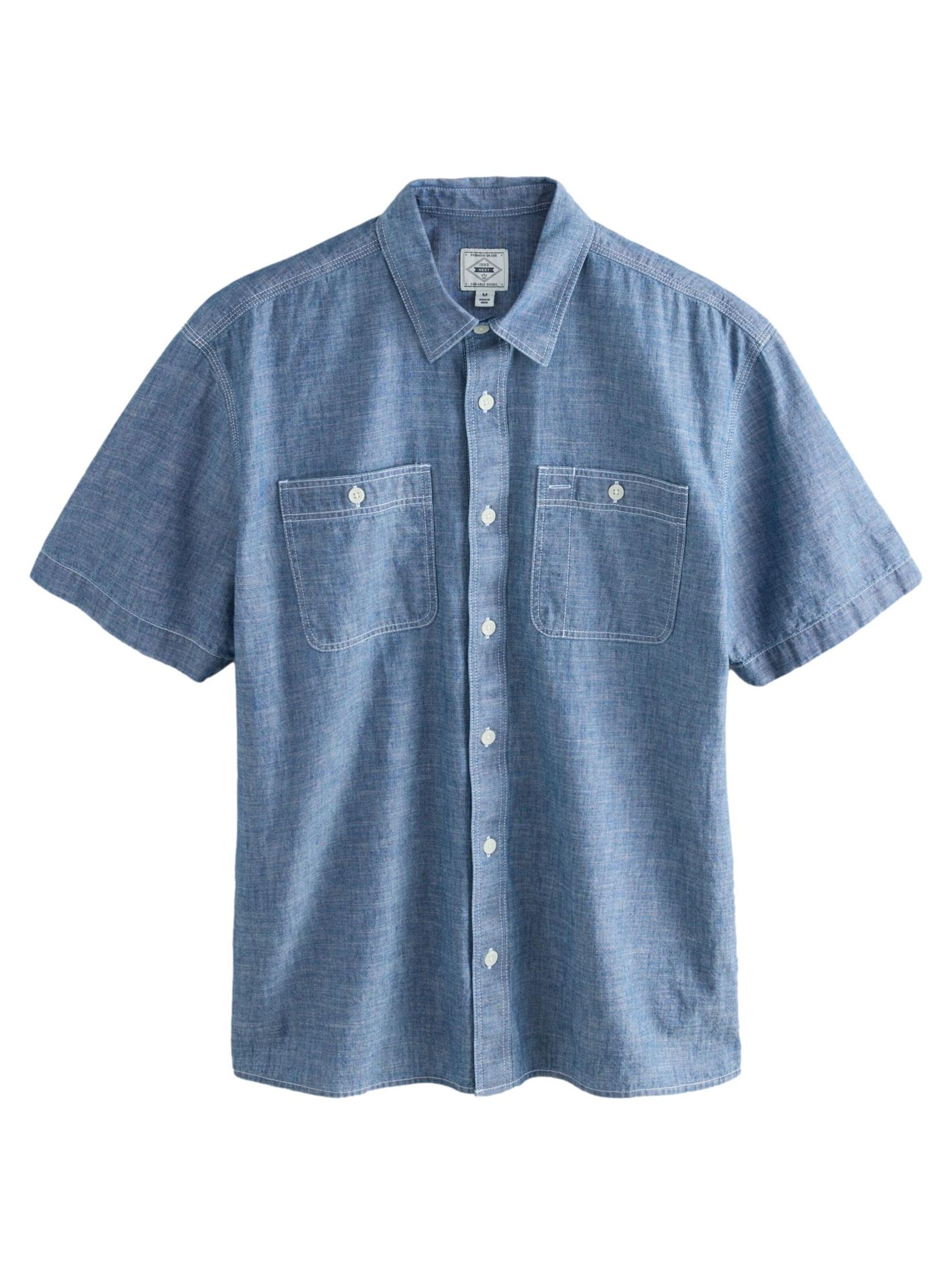 Next Regular Fit Paita värissä sininen: etupuoli