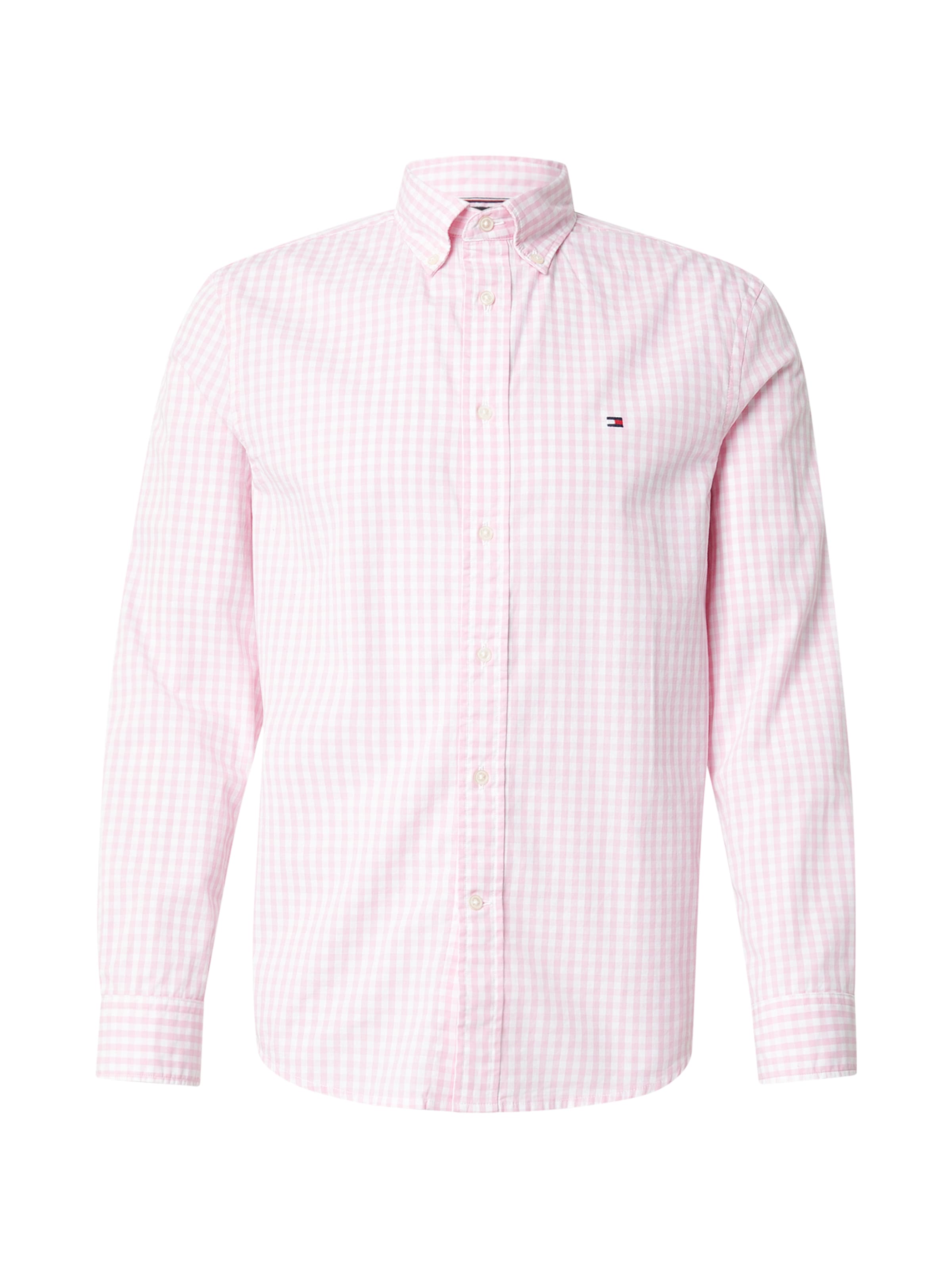 TOMMY HILFIGER - Ajuste regular Camisa 'FLEX' en rosa: frente
