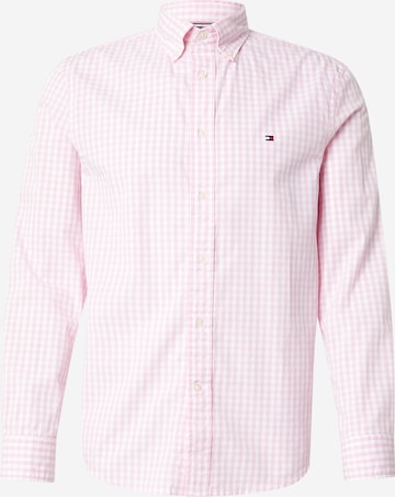 TOMMY HILFIGER Regular Fit Paita 'FLEX' värissä vaaleanpunainen: etupuoli