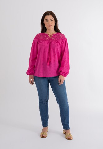 October Blouse in Roze