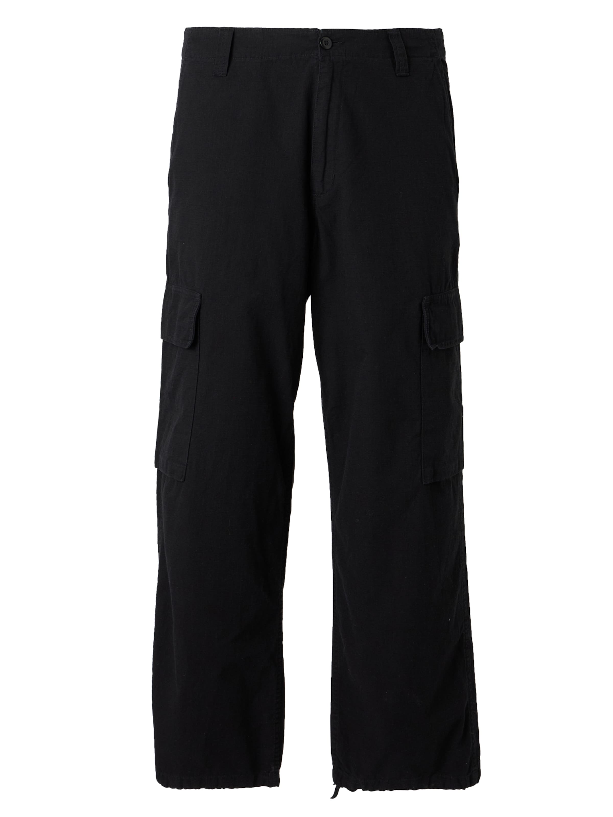 Carhartt WIP Kargo hlače 'Kade' | črna barva: sprednja stran