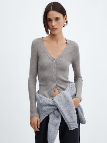 MANGO Strickjacke in Grau: predná strana