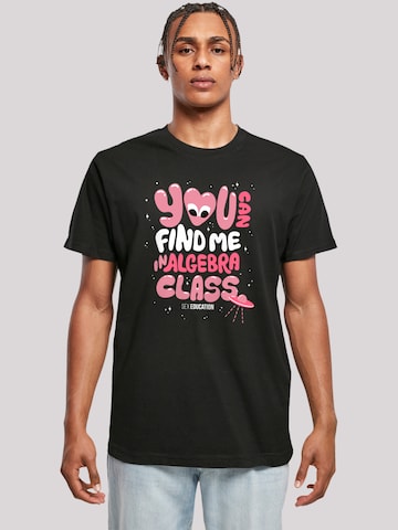 T-Shirt 'Sex Education You can Find Me In Algebra Class Netflix TV Series' F4NT4STIC en noir : devant