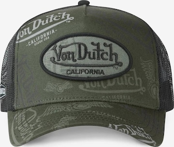 Casquette 'Gorra von dutch verde logos cafe01 trucker cap' Von Dutch en vert : devant