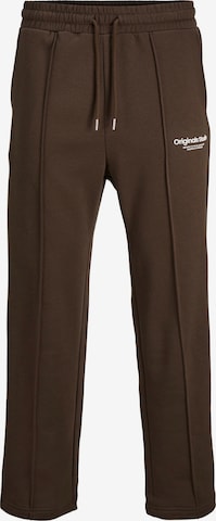 JACK & JONES - Pantalón plisado 'KANE' en marrón: frente