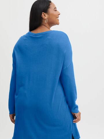 Abito in maglia 'Blume' di Fransa Curve in blu