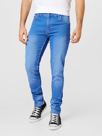 Denim Project Slimfit Jeans 'Mr. Red' in Blauw: voorkant