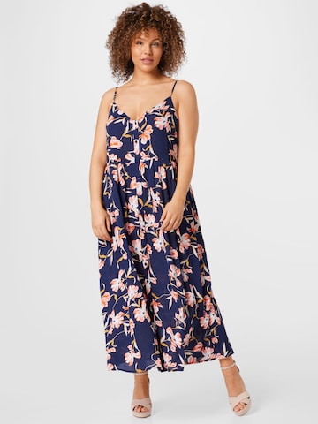 Robe d’été 'Tasha' ABOUT YOU Curvy en bleu : devant