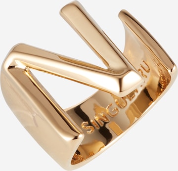 Singularu Ring in Gold: front