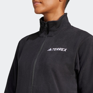 ADIDAS TERREX Toiminnallinen fleecetakki 'Essentials' värissä musta