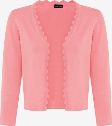 LAURA SCOTT Knit Cardigan in Pink: front