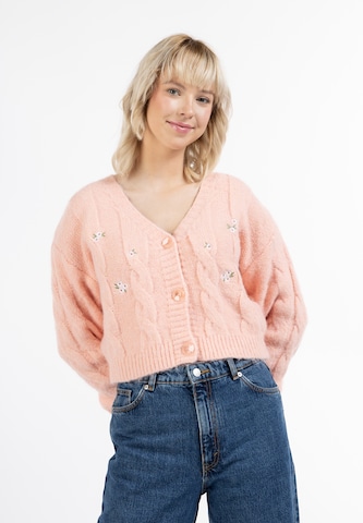 Cardigan MYMO en rose : devant