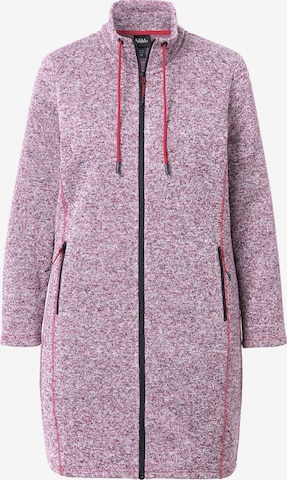 Ulla Popken Sweat jacket in Red: front