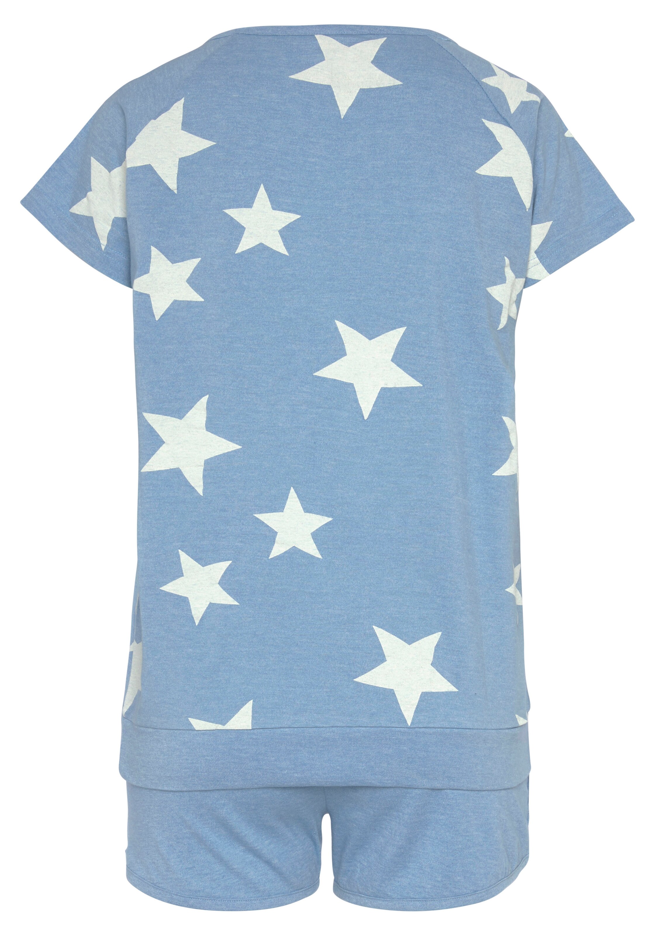 VIVANCE Short Pajama Set 'Dreams' in Blue