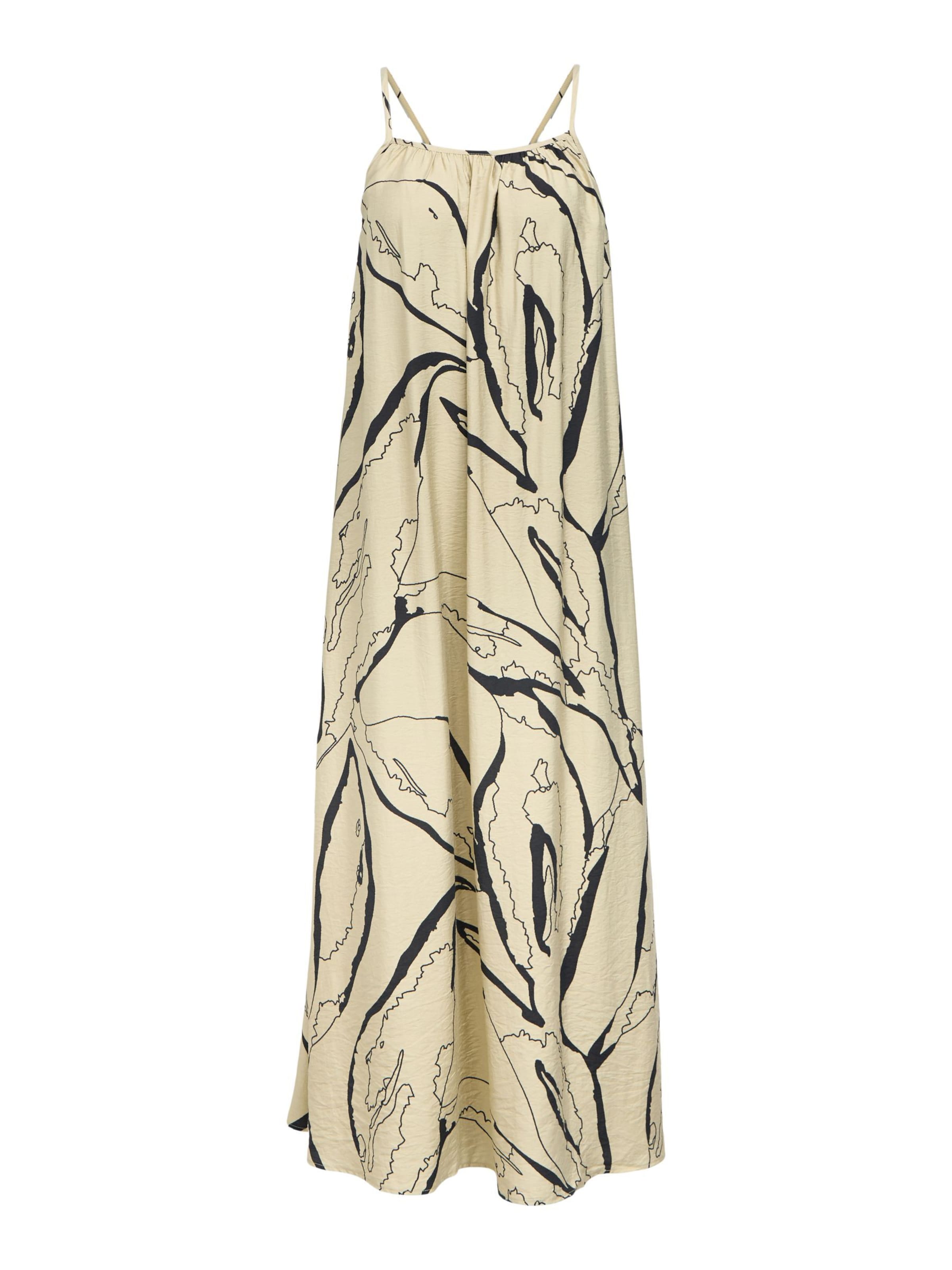 Robe OBJECT en beige : devant